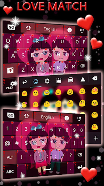 Love Keyboard Theme