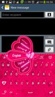 GO Keyboard Pink Hearts Theme