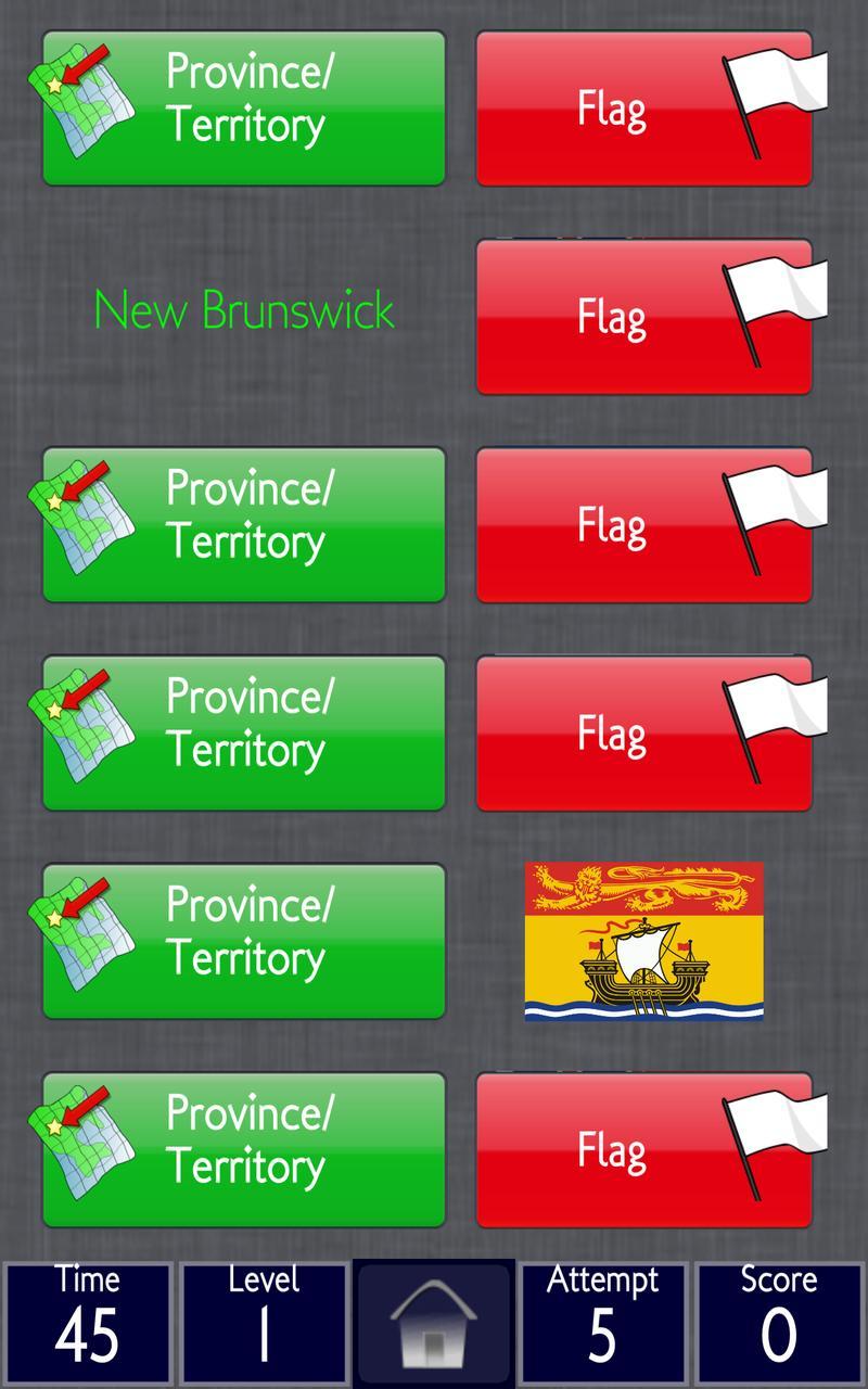 Canada Provinces Geo Memory