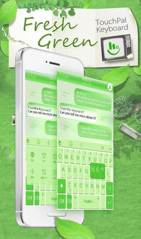 TouchPal Fresh Green Theme
