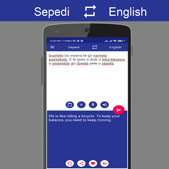 Sepedi English Translator