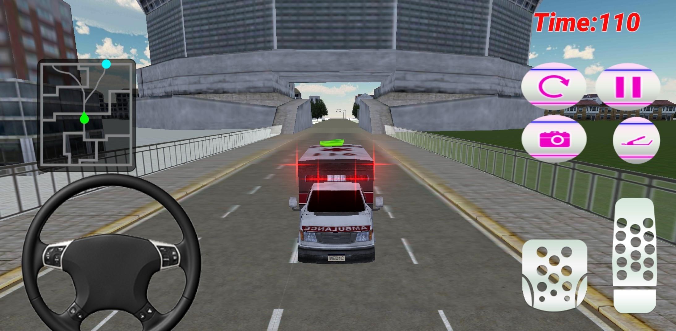 Pink Lady Ambulance Rescue 3D