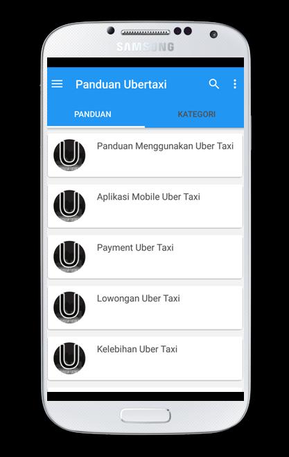 Panduan Uber Taxi