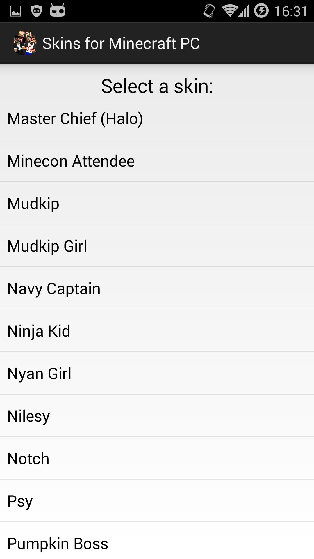 Skins for Minecraft PC