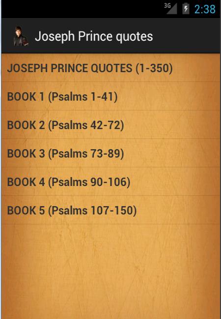 Joseph Prince quotes & Psalms
