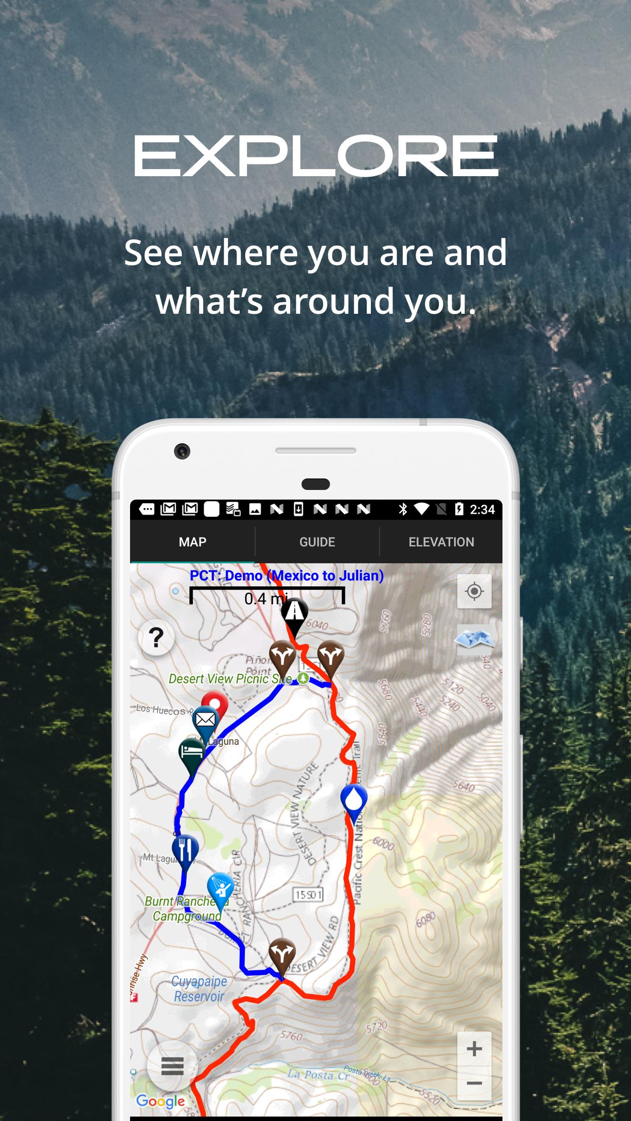 Guthook's Pacific Crest Trail Guide