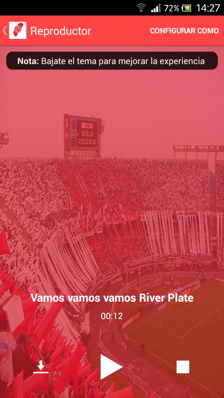 Alentando a River Plate