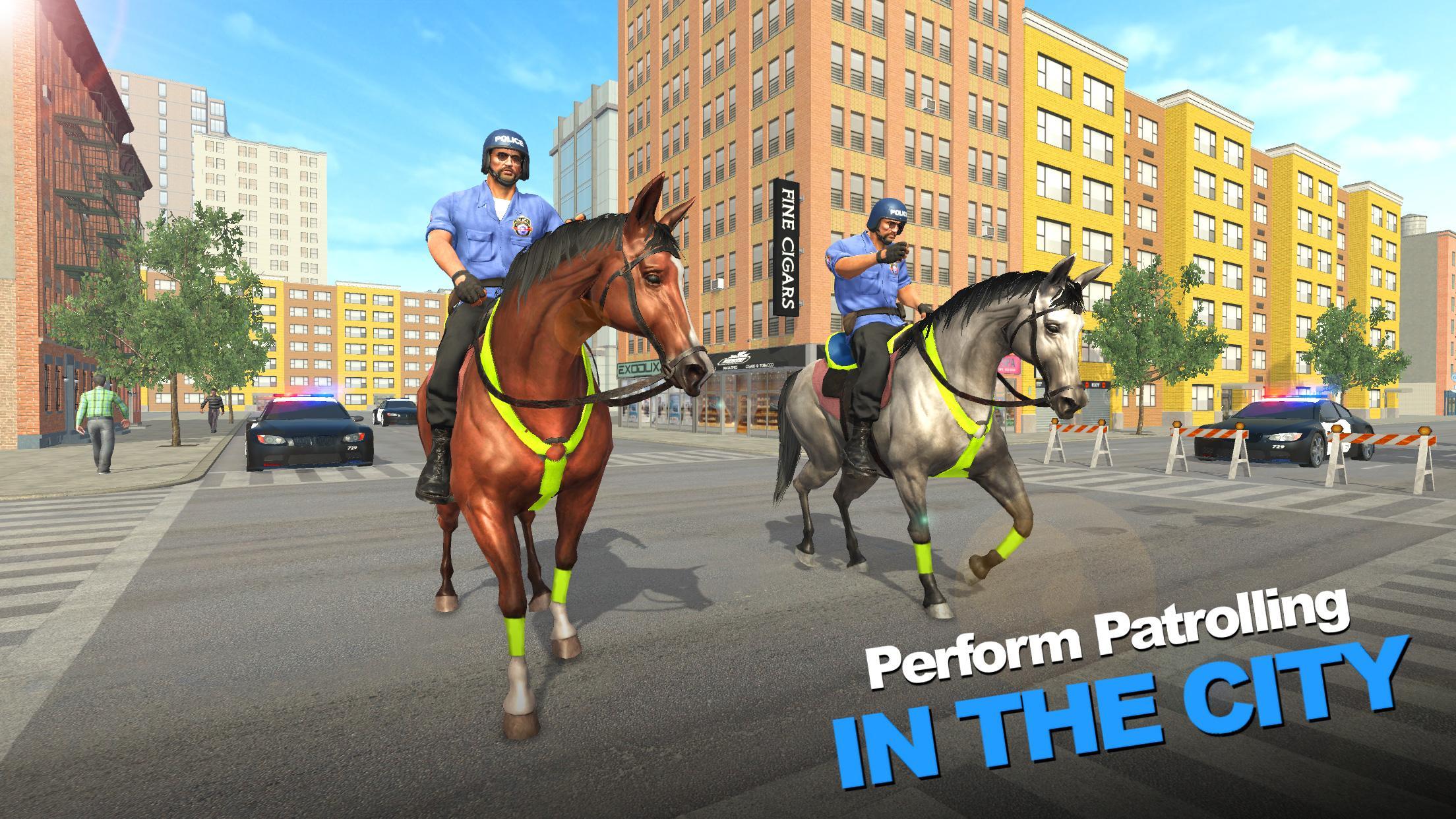 Police Horse City Gangster Chase