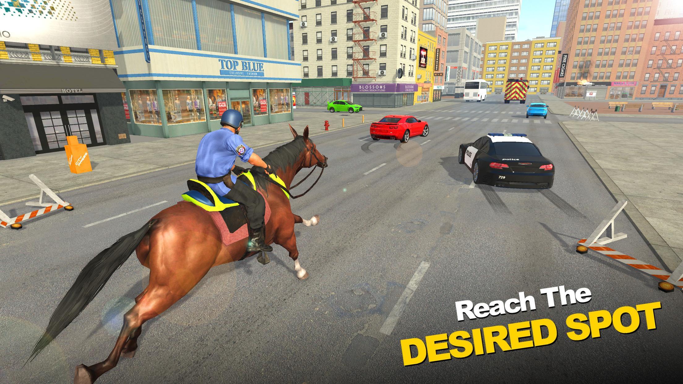 Police Horse City Gangster Chase