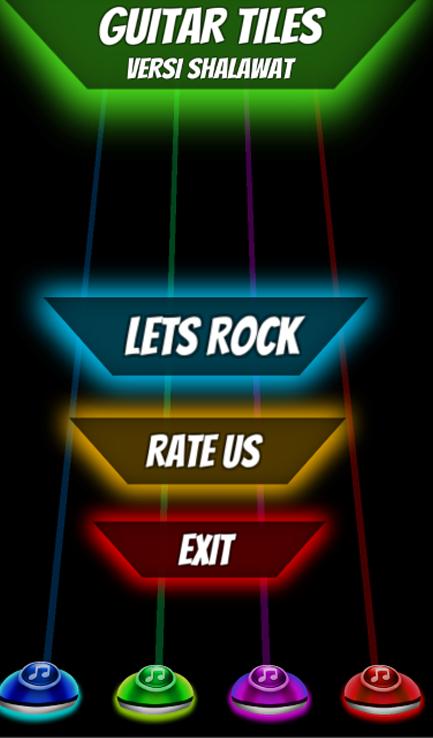 Guitar tiles heroes - shalawat (DeenAsalam,Ya....)