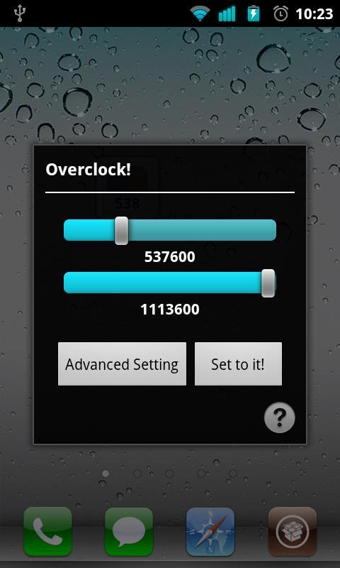 OverclockWidget (Need Root)