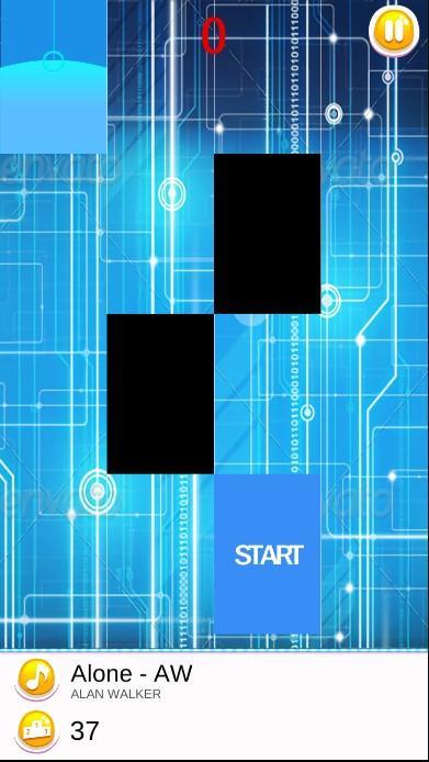 Faded Tap Piano - Alan Walker Tiles 2019