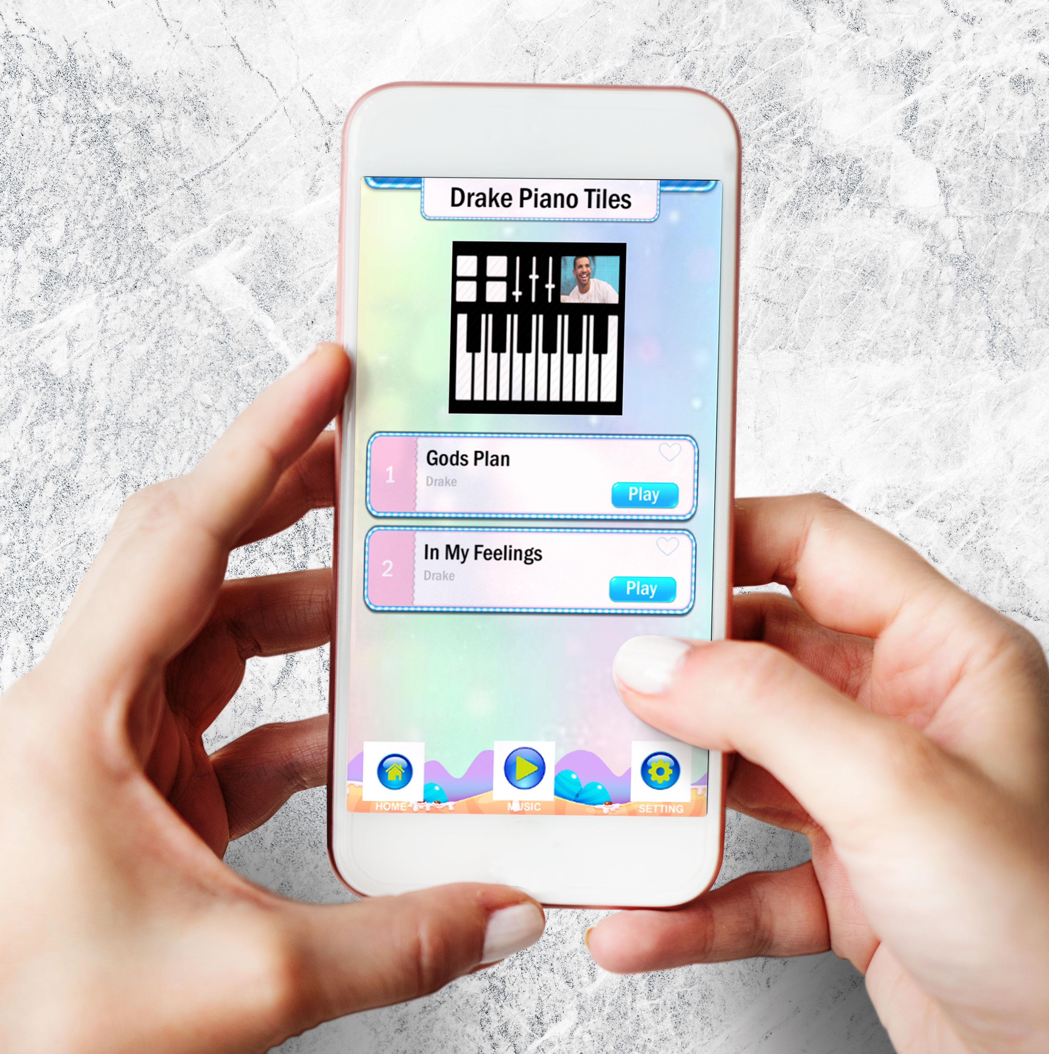Piano Tiles of Drake - In My Feelings