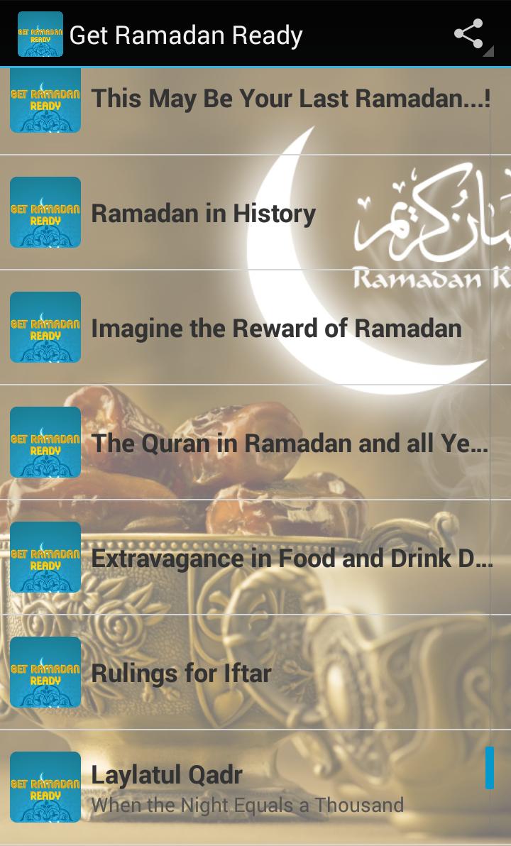 Get Ramadan Ready