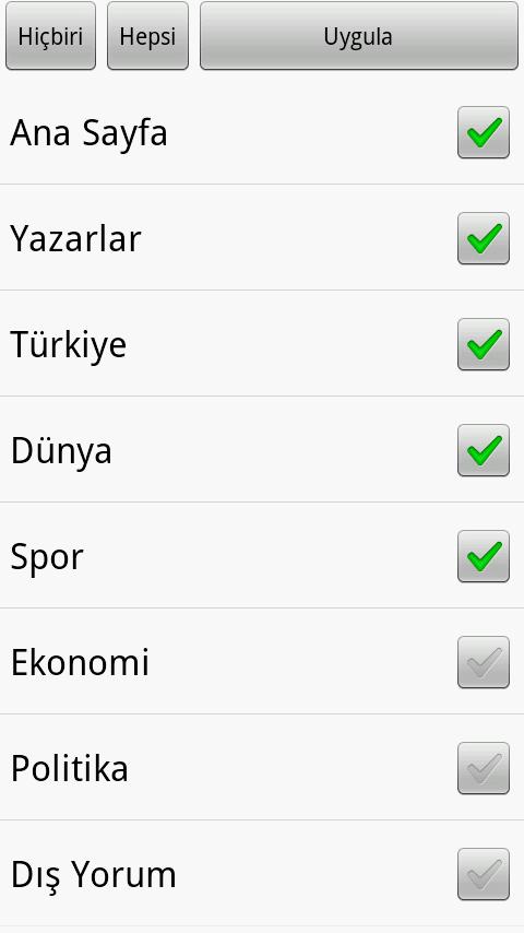 Radikal Gazetesi Droid