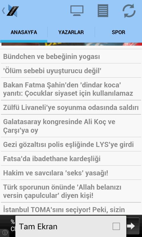 Radikal Gazetesi Droid