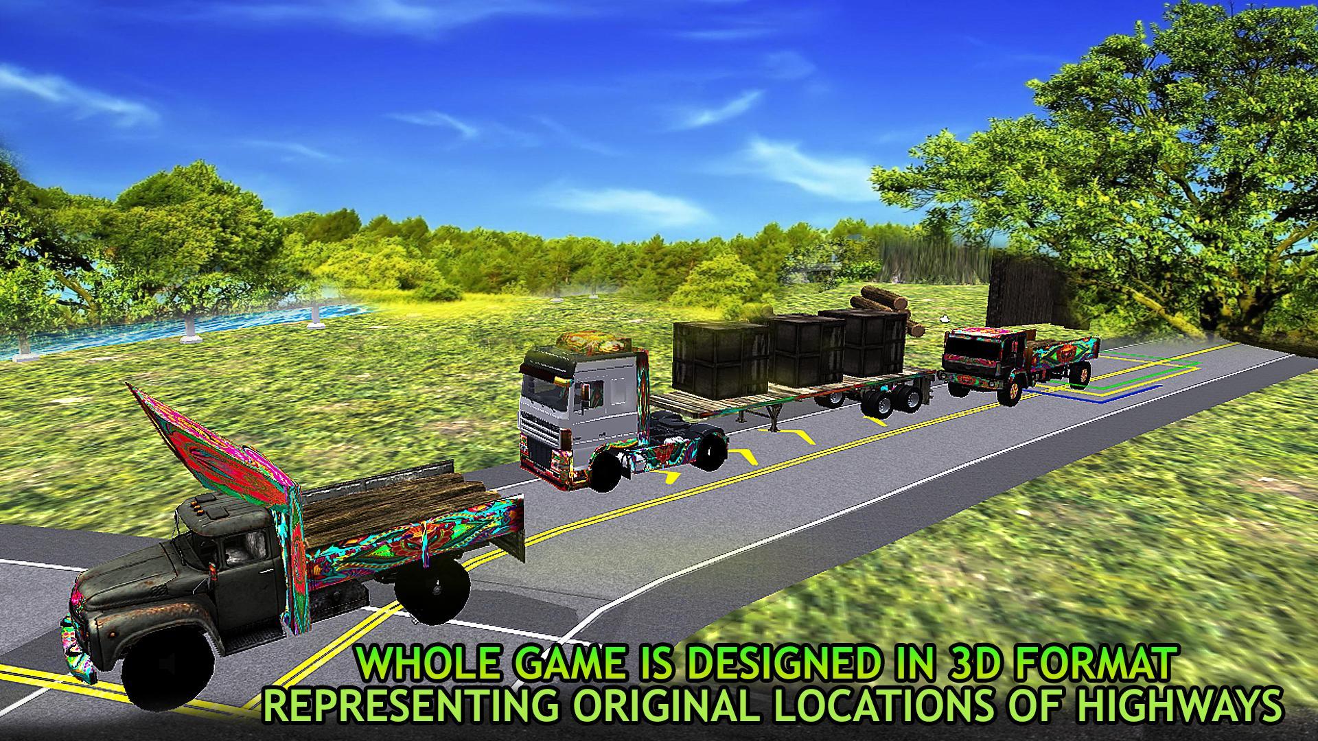 PK Cargo Truck Hill Transport