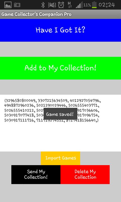 Game Collectors Companion FREE