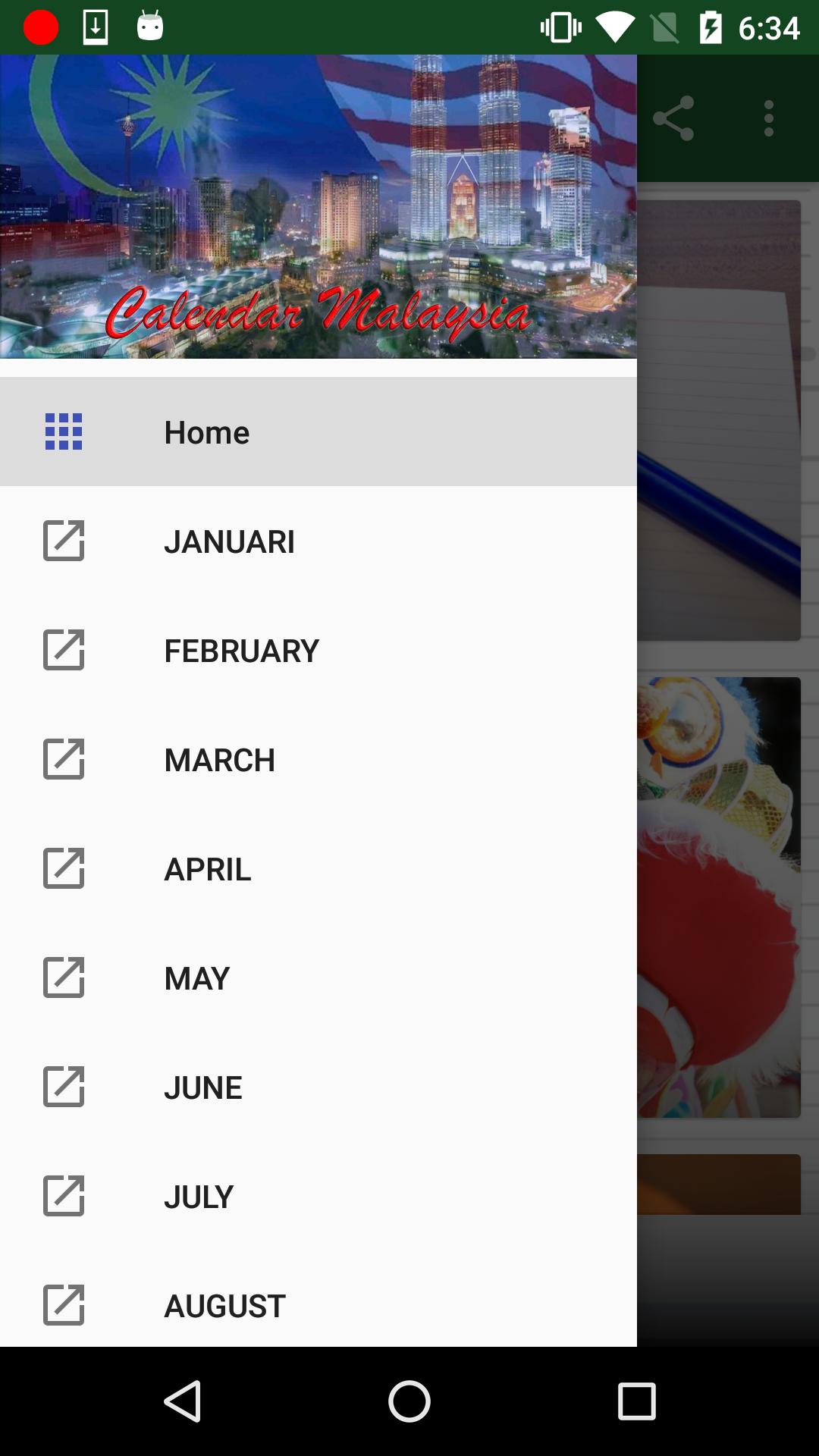 Calendar 2020 "Malaysia"