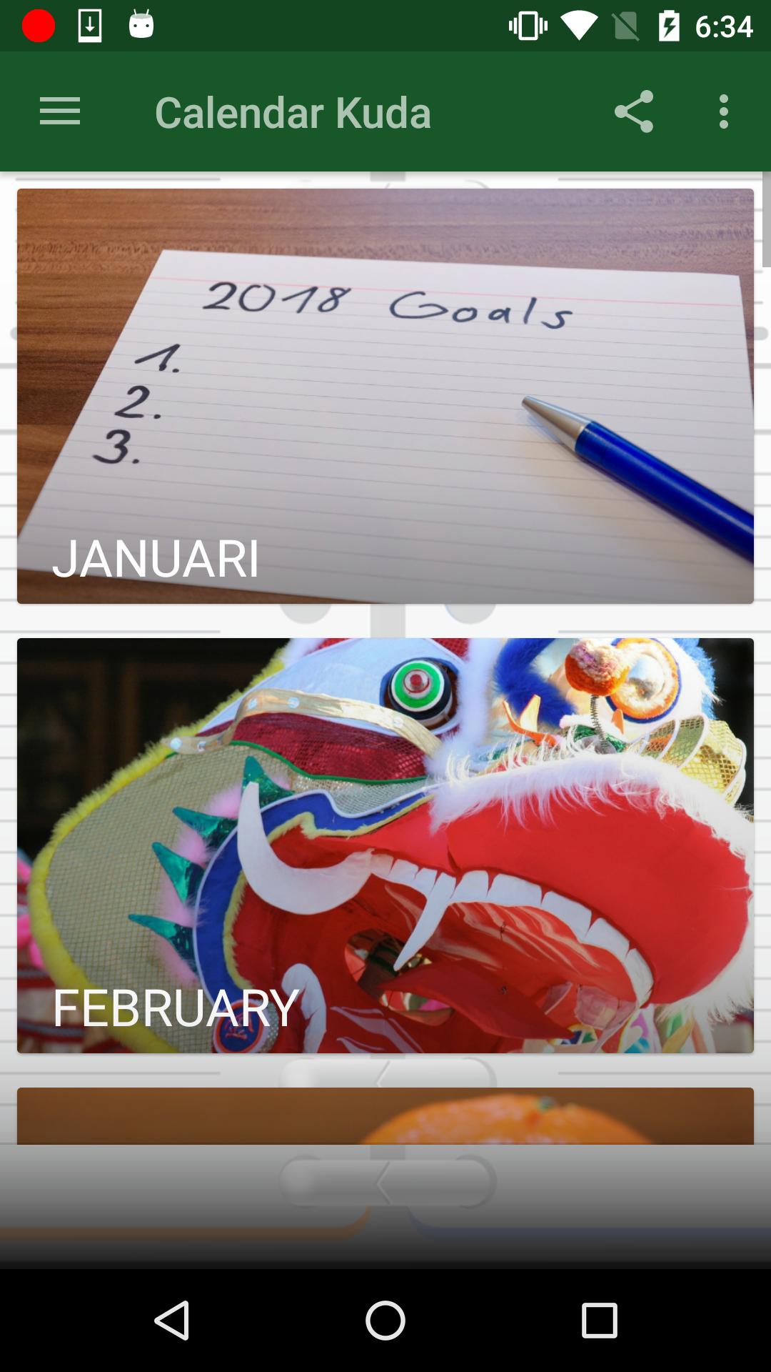 Calendar 2020 "Malaysia"