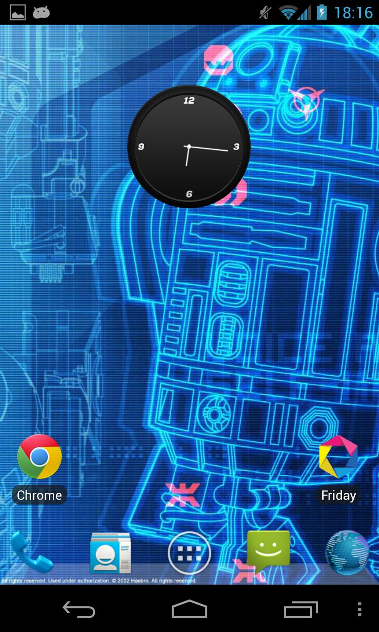 Flyer Clock Skin Black