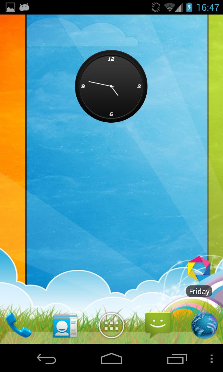 Flyer Clock Skin Black