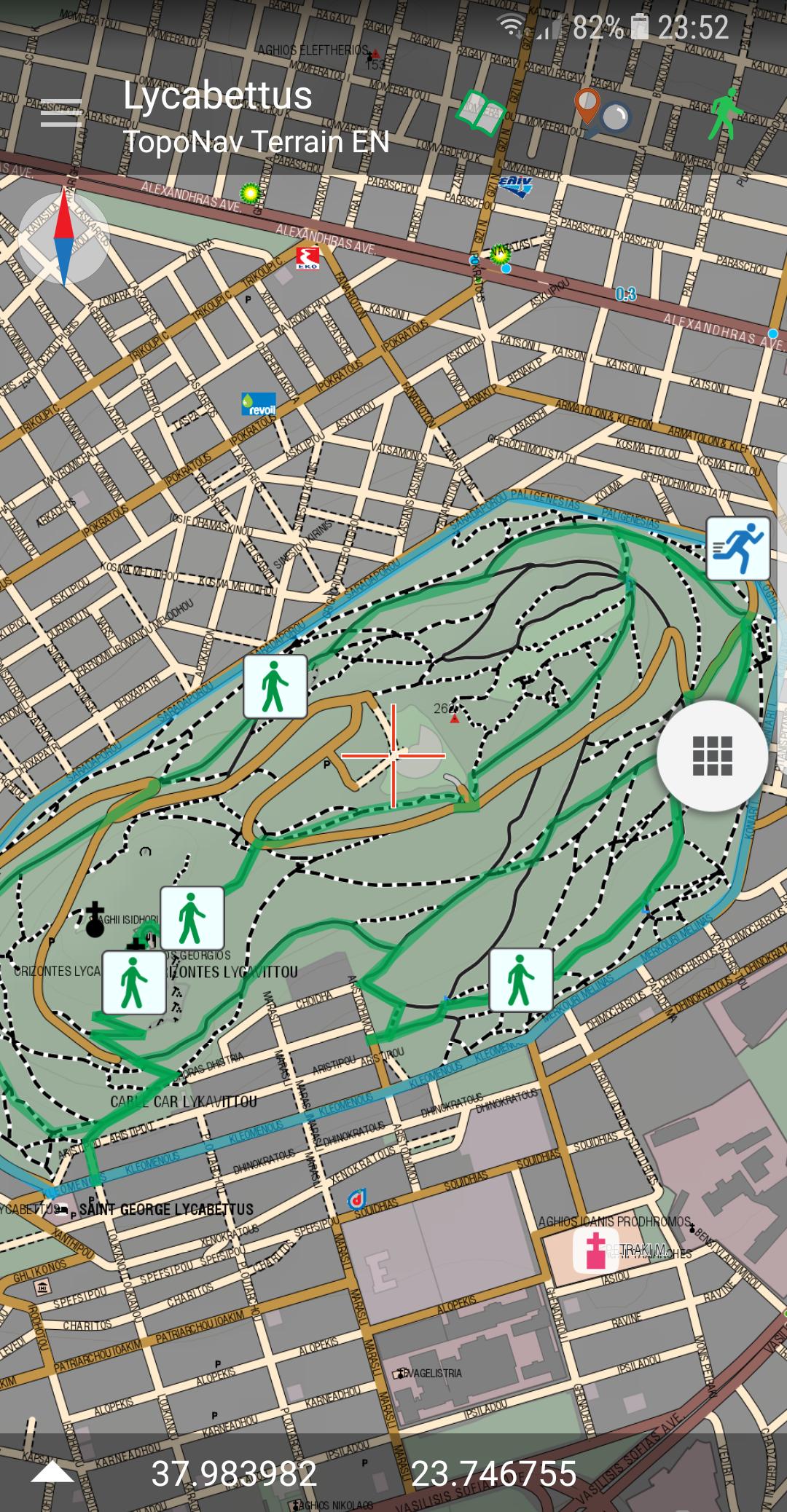 Lycabettus topoguide