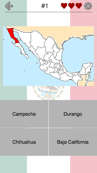 Mexican States - Mexico Quiz