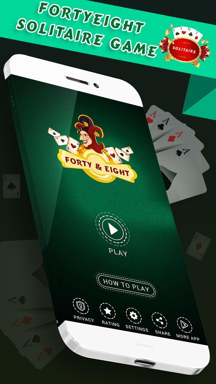 Forty & Eight Solitaire  -  Free Classic Card Game