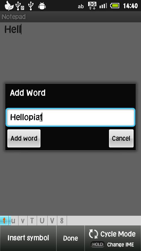 Traditional T9 Keypad IME