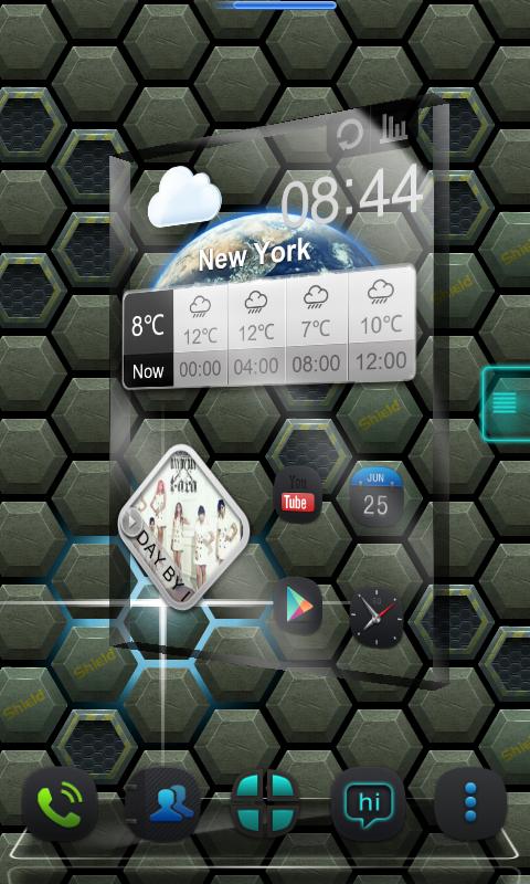 Next Shield 3D Live Wallpaper