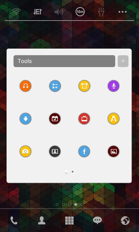 Colorful Circle Dodol Theme
