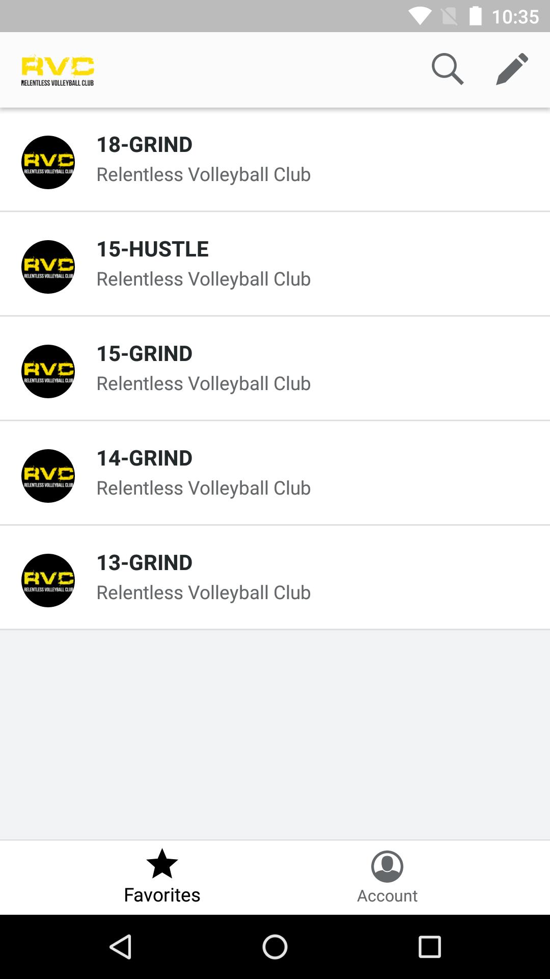 Relentless Volleyball Club