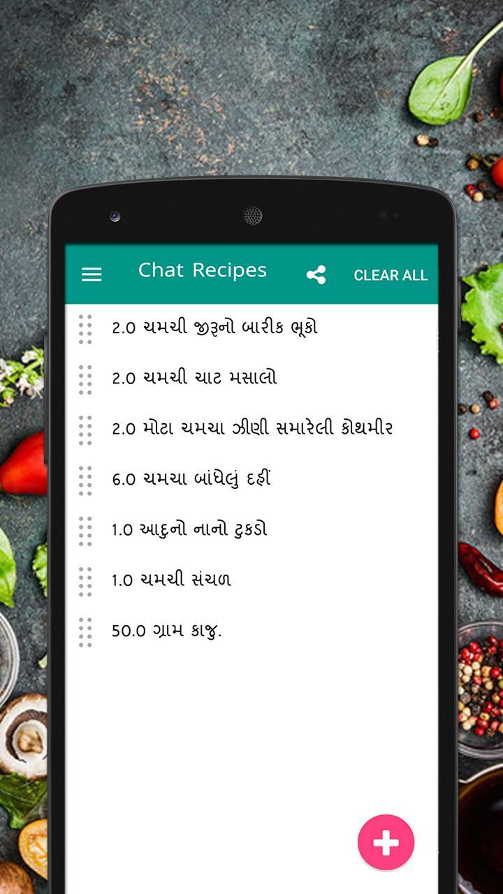 Chat Recipes in Gujarati