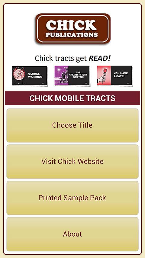 Chick Tracts - English