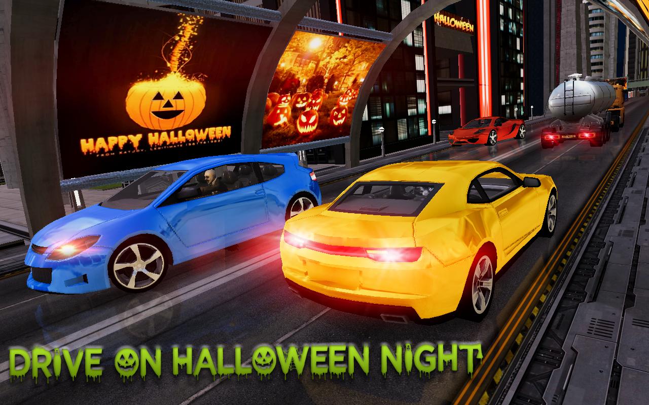 Halloween Night Bike Rider