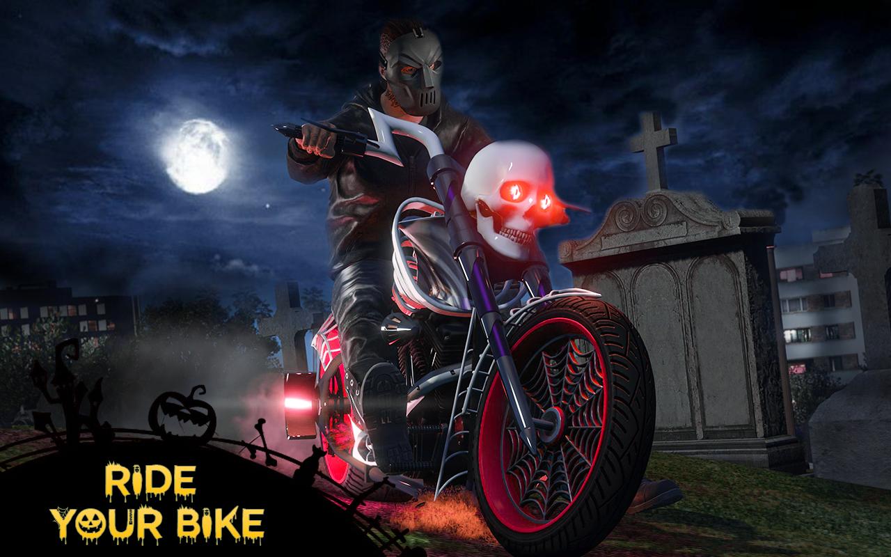 Halloween Night Bike Rider