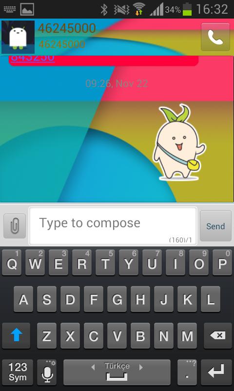 Go Sms Pro KitKat Theme