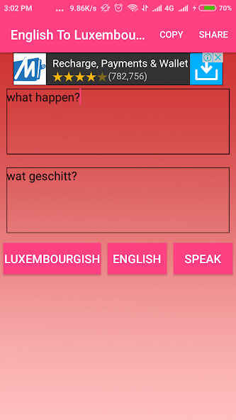 English To Luxembourgish