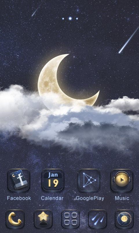 Moon GO Launcher Theme