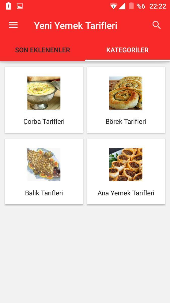 Yeni Yemek Tarifleri