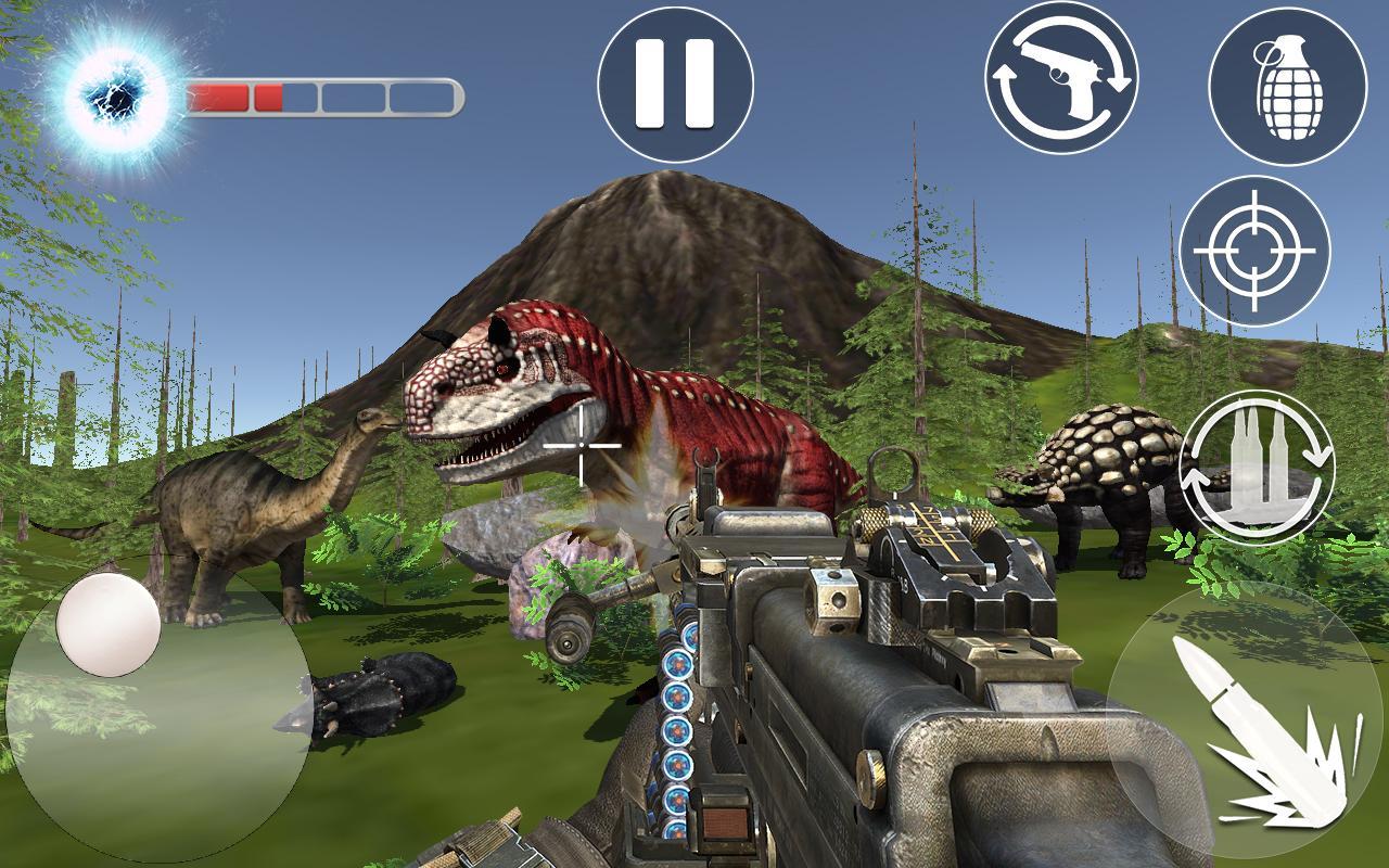 Wild Dinosaur Hunter:DEADLY Jurassic Run Attack