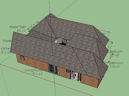Roof Sketchup Design