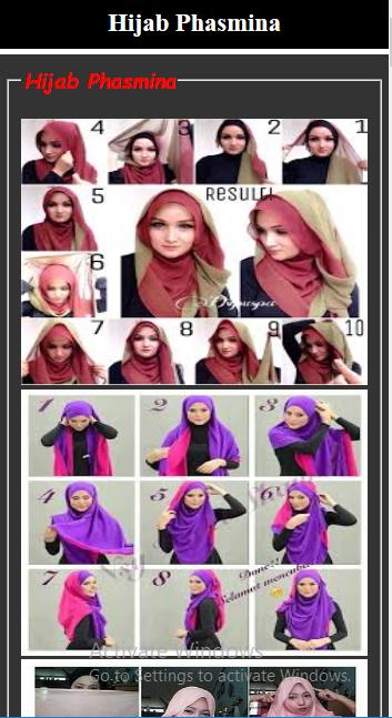 Tutorial Hijab Pashmina