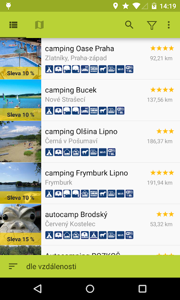 Czech campsites