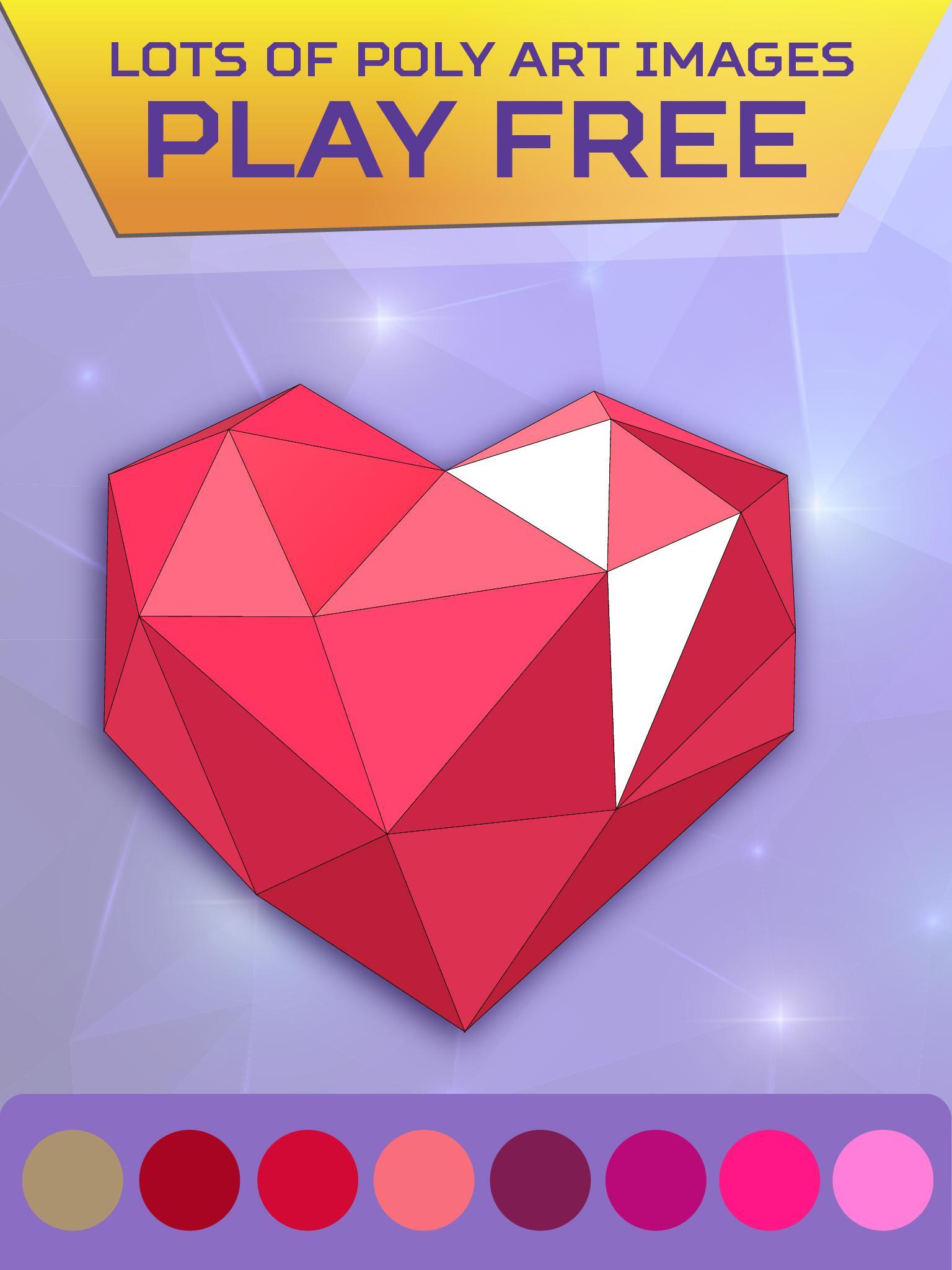 ColorPoly - Poly art coloring pages HD