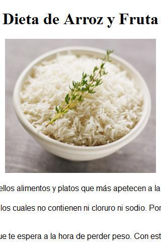 Las dietas, de frutas