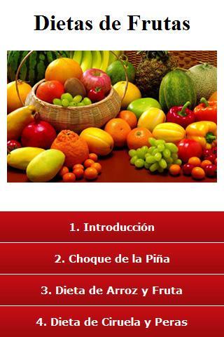 Las dietas, de frutas