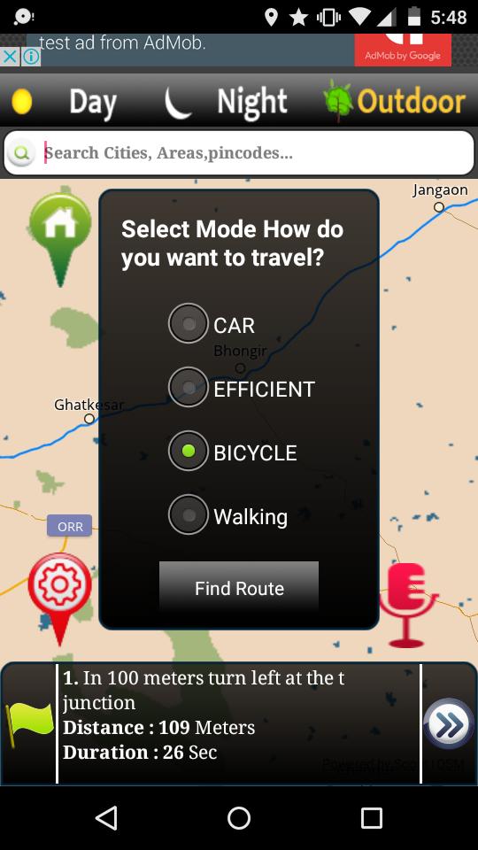 Driving Route Finder