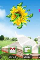 Flower Clock widget